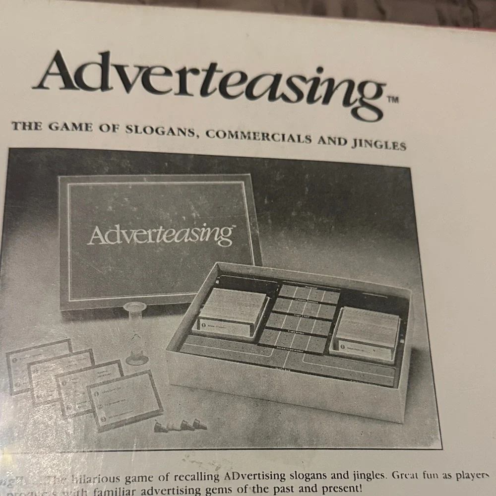 Adverteasing unopened game Vintage